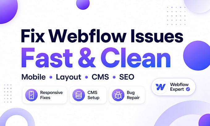 Fix webflow bugs mobile responsiveness layout issues connect cms ...