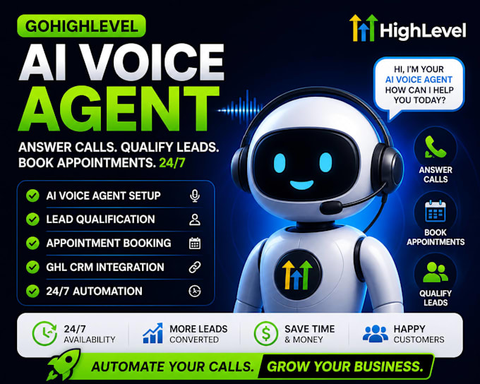 create a ghl ai receptionist to answer calls and book appointments