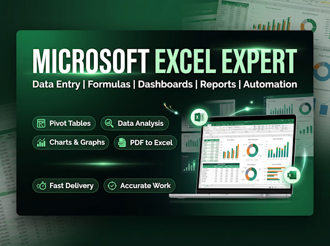 do any microsoft excel work formulas data cleaning and analysis