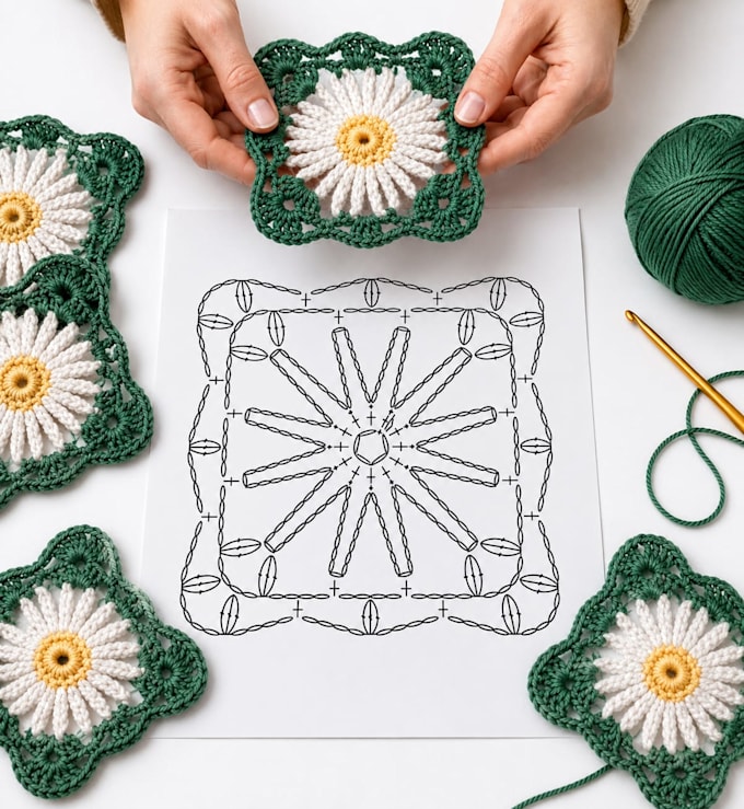 create diagram or graph for your crochet pattern