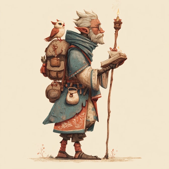 dnd character art and dnd character design