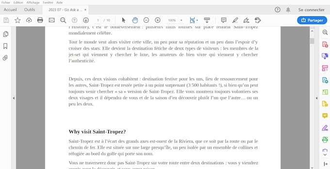 write SEO optimized articles in french for your website