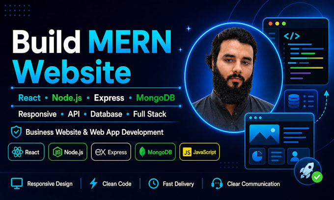 build mern stack website with react nodejs express mongodb