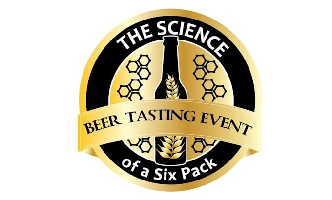 design bar beer tasting bottle event logo