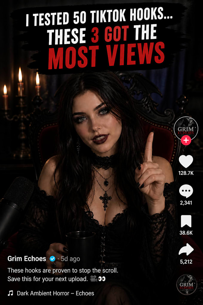 write 10 tiktok hooks