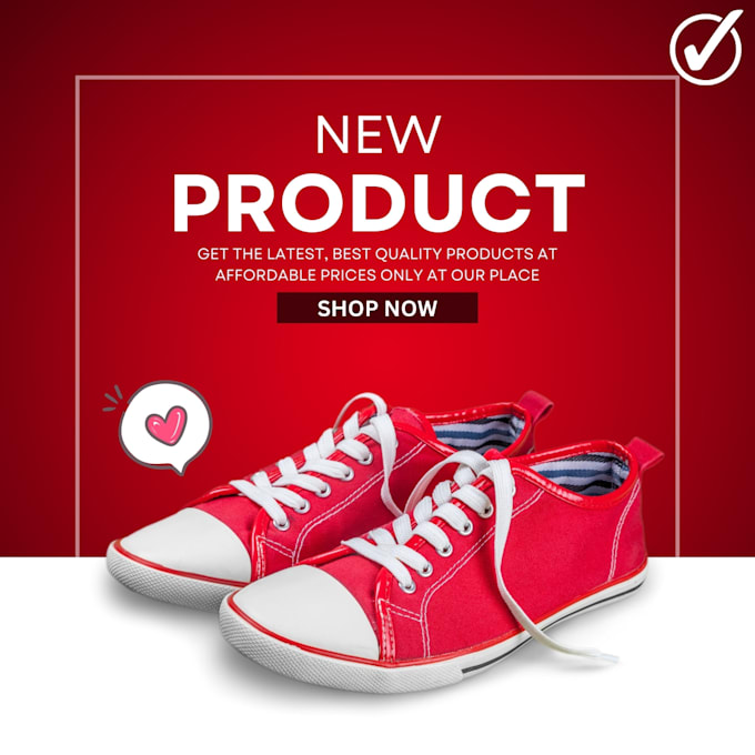 create attractive product posts for social media and ads