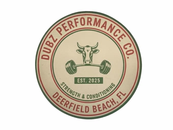 create a powerful fitness logo design