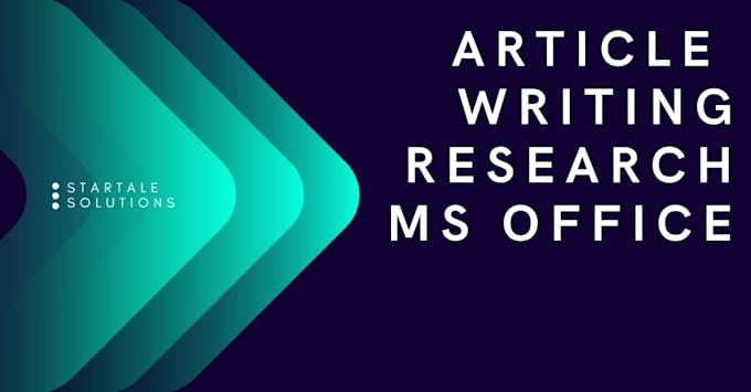 article writing and content writing