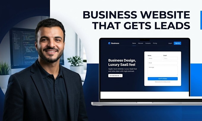 build modern business website that converts visitors into leads