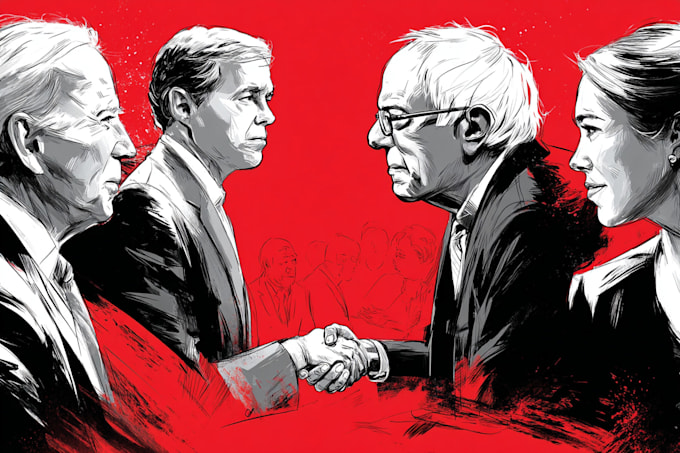 illustrate political satire cartoons