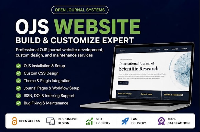 build your research journal website professionally using ojs
