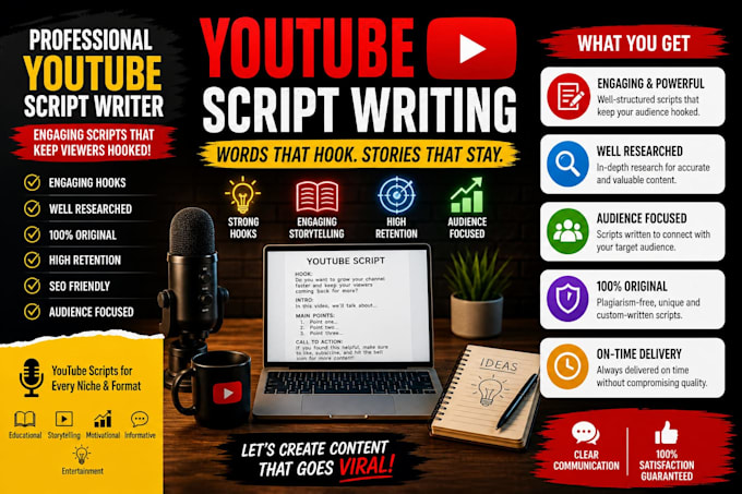 write engaging youtube script