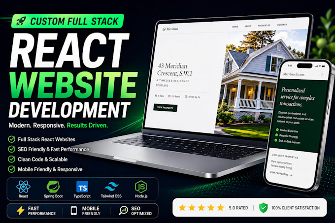 build a modern react and spring boot saas application