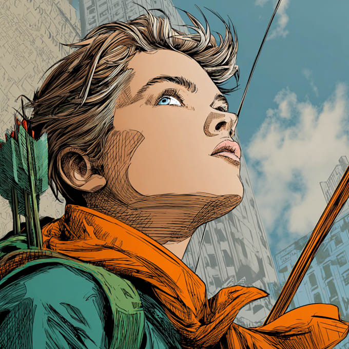 draw  comic book illustration