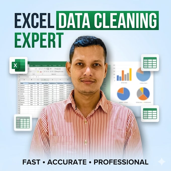 clean, format, split excel data