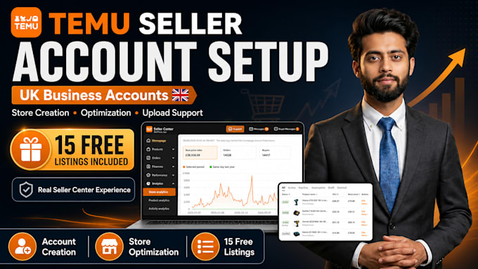 temu store creation and optimized product listings