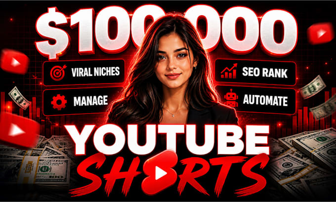 Create viral youtube shorts channel with 100 short videos, management ...