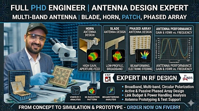 design professional rf and microwave antennas