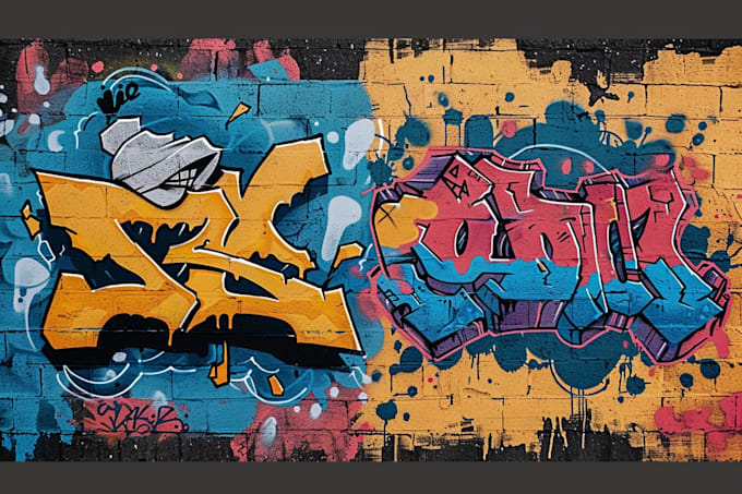create handmade graffiti for your logo or your word