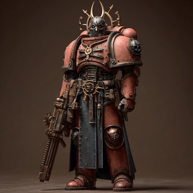 draw warhammer illustration based on your description