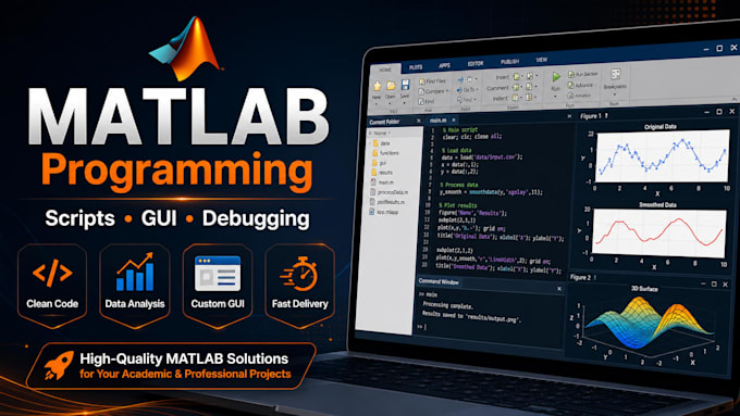 do matlab programming, simulink modeling and data analysis