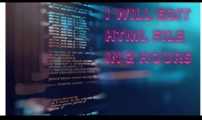 edit text, image and color in your HTML website fast