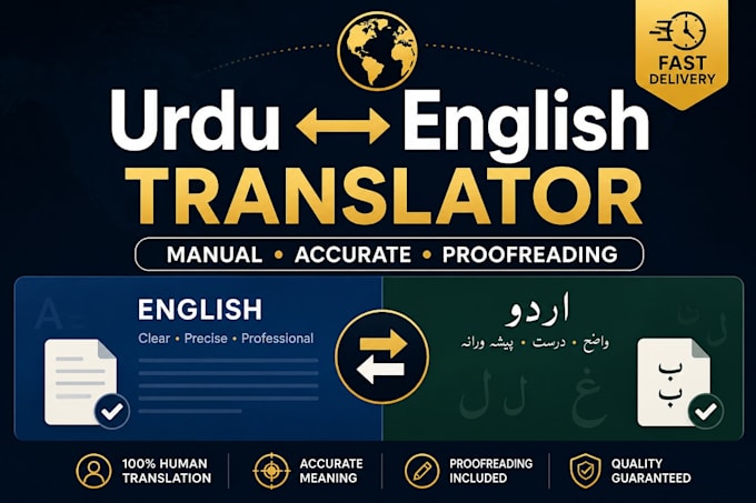 serve as your certified proofreader and translator