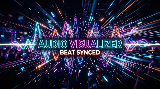 create music visualizer and loop animation for your songs