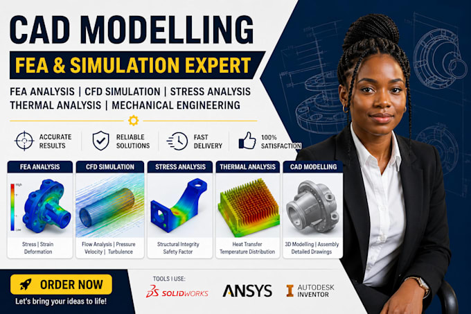 fea analysis cfd simulation stress analysis thermal analysis mechanical engineer