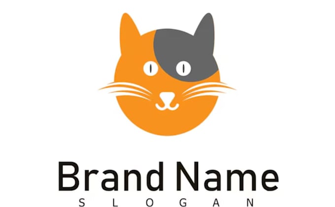 create unique and professional cat logo design