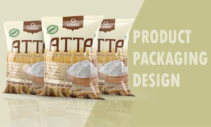 design a premium pouch snack food product packaging design