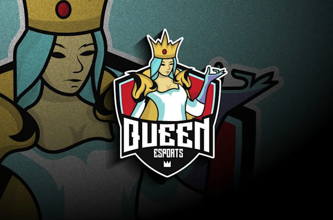 design modern attractive custom queen logo