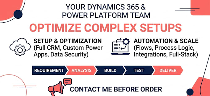 setup customize and automate dynamics 365 crm and power platform