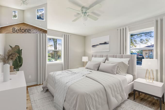 do virtual staging and renovation within 12 to 24 hours