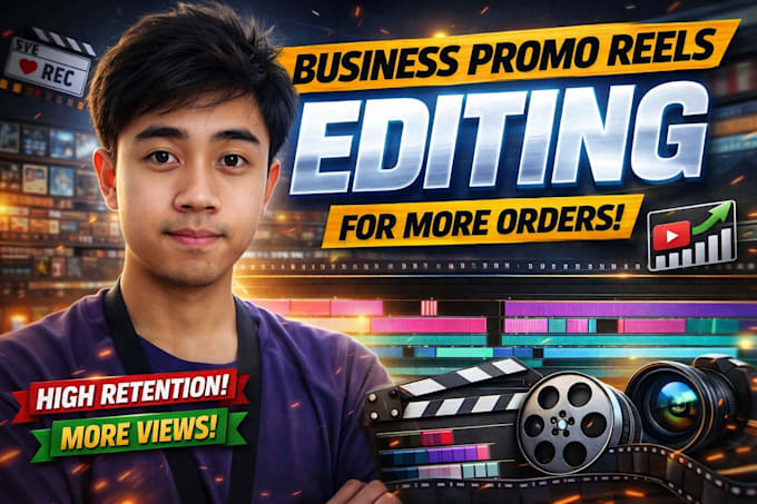 edit business promo reels for more orders