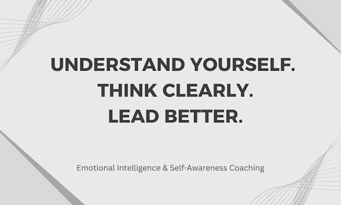 help you develop emotional intelligence and self awareness through coaching