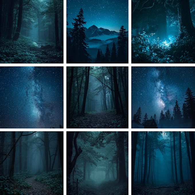 create dark nature aesthetic wallpapers for your phone