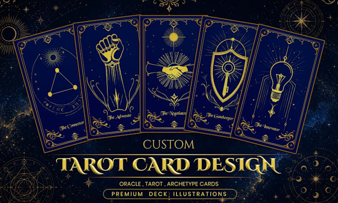 design professional tarot cards