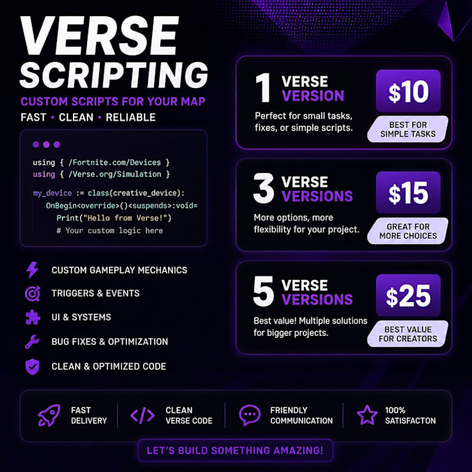 verse coding devices uefn
