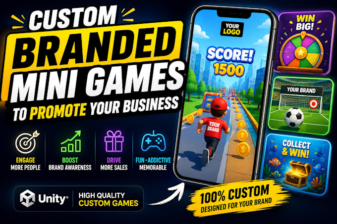 create custom branded mini games to promote your business