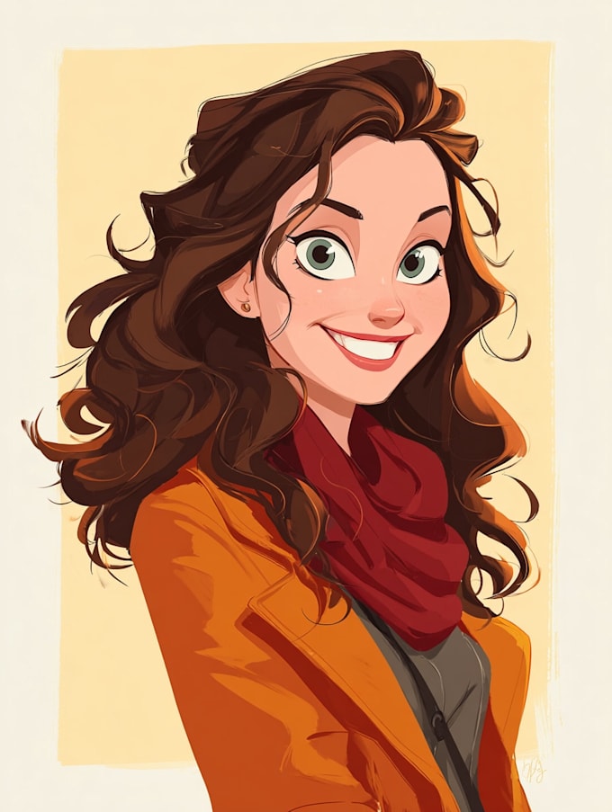 do disney cartoon portrait