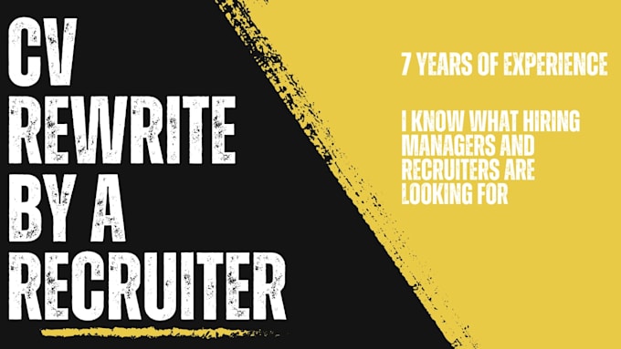 review and create a CV that gets attention