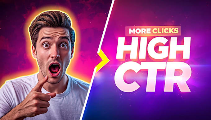 design eye catching youtube thumbnails for high CTR