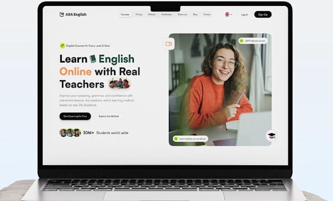 build classroom app for elearning lms web app and teacher online course app