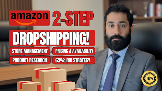 do amazon fbm 2 step dropshipping full store managemnent