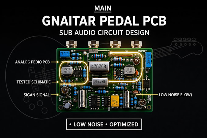 design guitar pedal audio circuit pcb tested schematic signa
