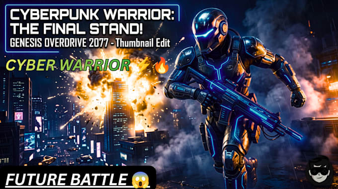 design professional gaming youtube thumbnails