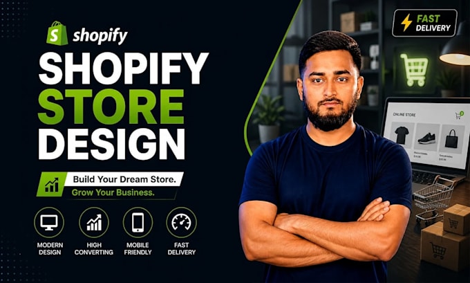 design shopify store or redesign shopify website