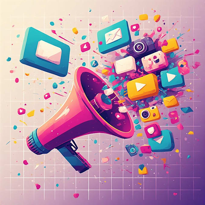 create trendy flat style illustrations for your brand