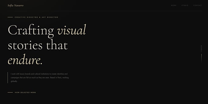build a modern responsive portfolio website